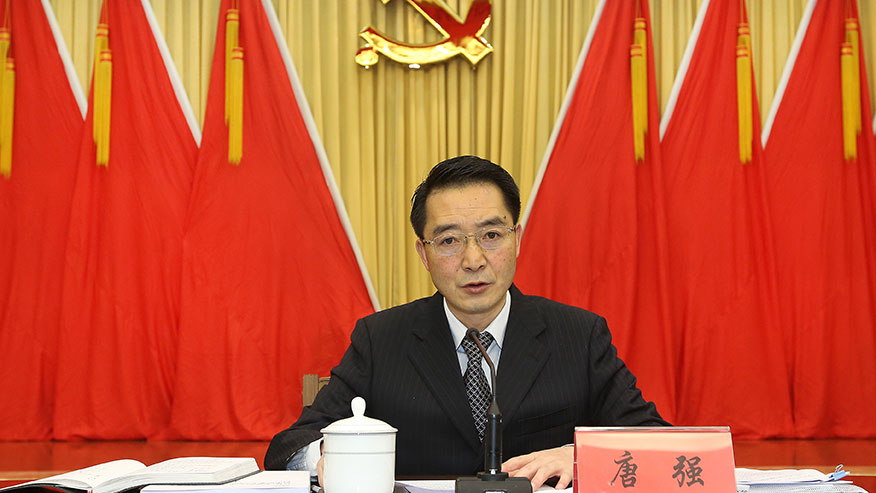 唐强同志代表市纪委常委会作工作报告