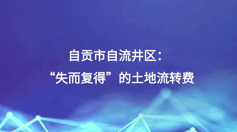 廉洁四川《四个专班在行动》栏目报道 | 自贡市自流井区：“失而复得”的土地流转费