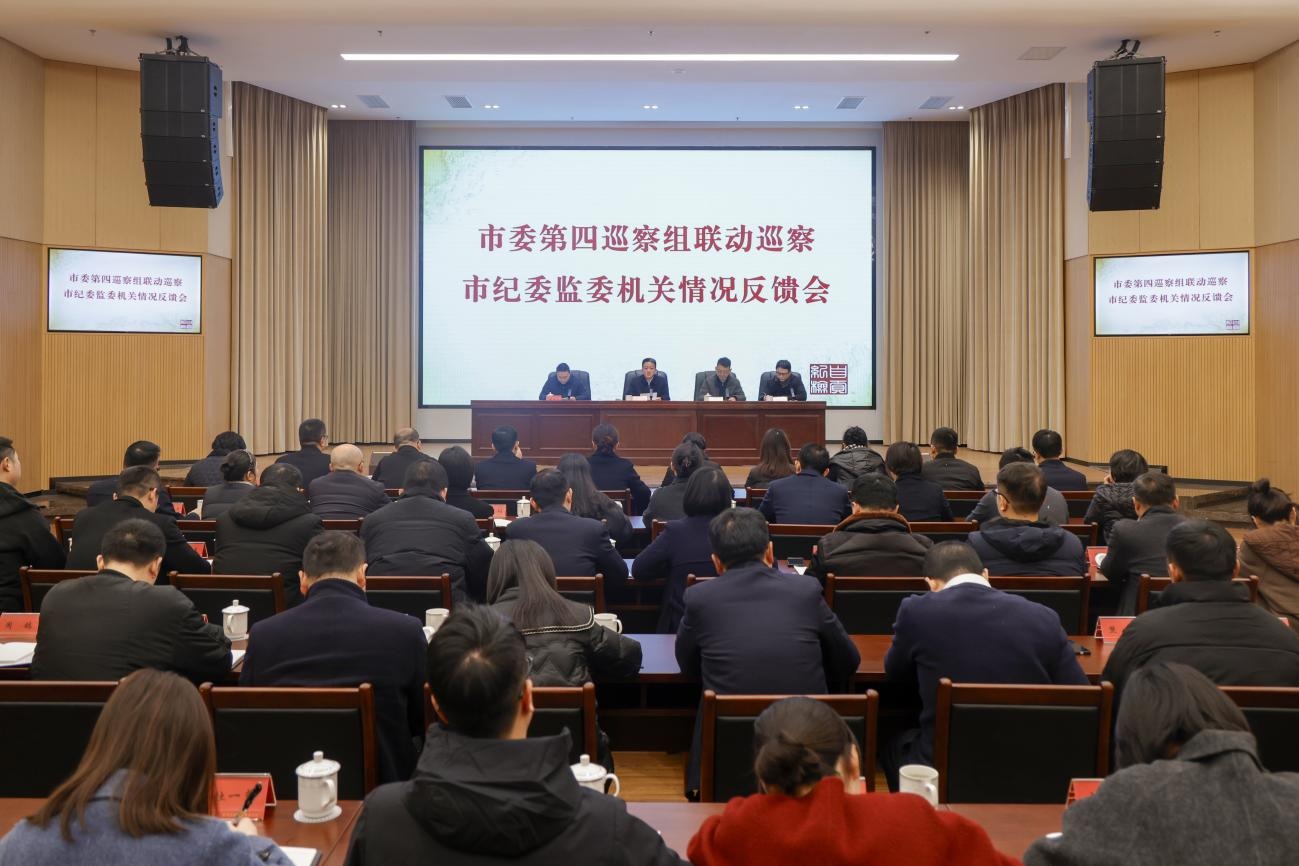 十三届市委第九轮巡察第四巡察组向市纪委监委机关反馈巡察情况