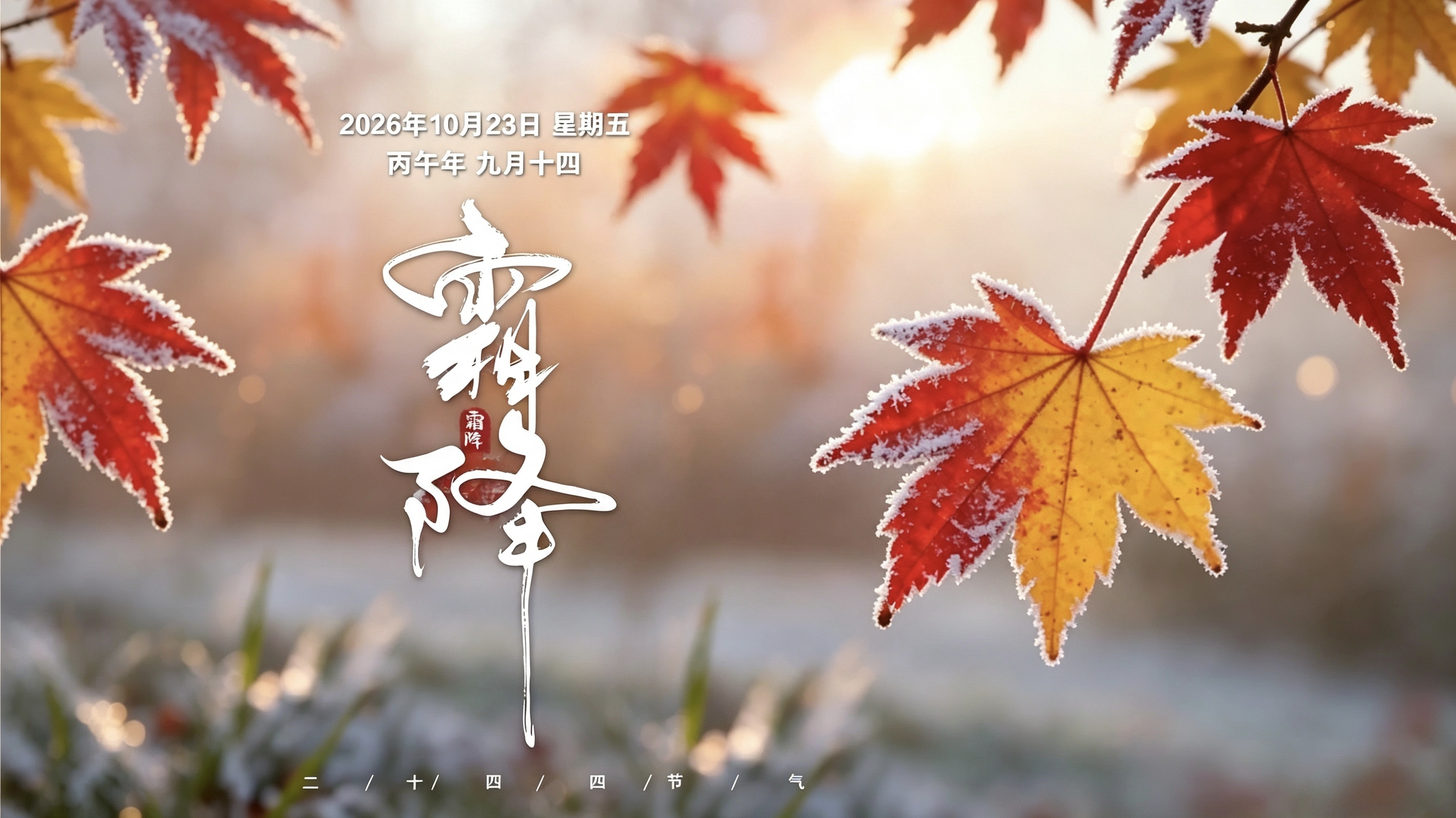 二十四节气丨霜降
