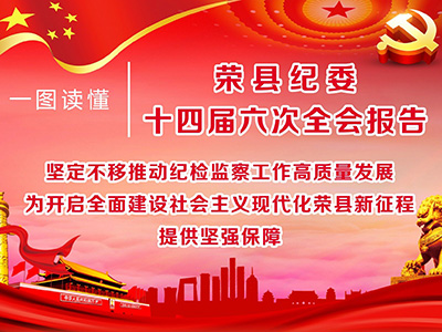 一图读懂 荣县纪委十四届六次全会报告