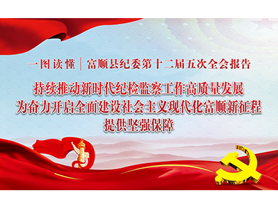 一图读懂 富顺县纪委第十二届五次全会报告