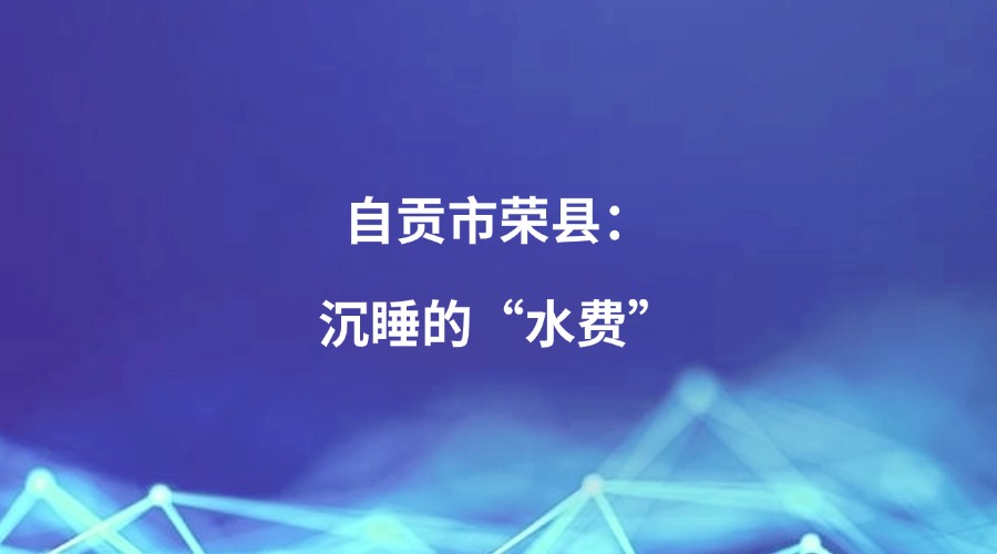 廉洁四川《有事找纪检•清风暖民心》栏目关注 | 自贡市荣县：沉睡的“水费”